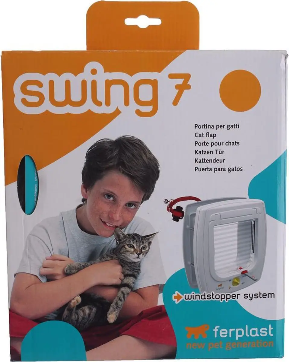 Ferplast Swing Kattenluik Wit - Nr. 7 - afbeelding 5 van 6