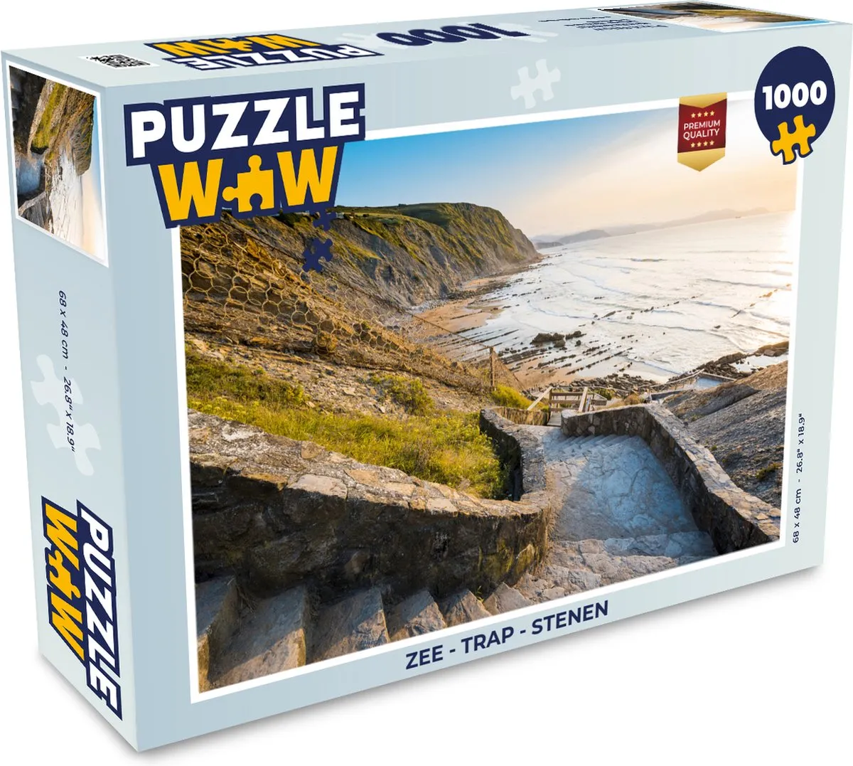 PuzzleWow Zee Trap Legpuzzel 1000 Stuks