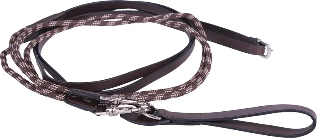QHP Slofteugels Luxe Bruin Full - afbeelding 2 van 2