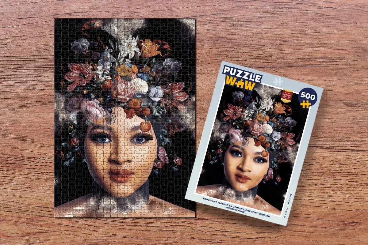 PuzzleWow Bloemen Legpuzzel 500 Stuks - Multicolor
