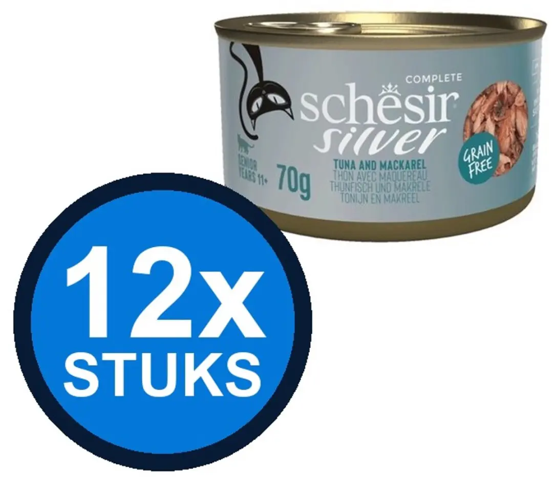 12x Schesir Silver Senior Bouillon