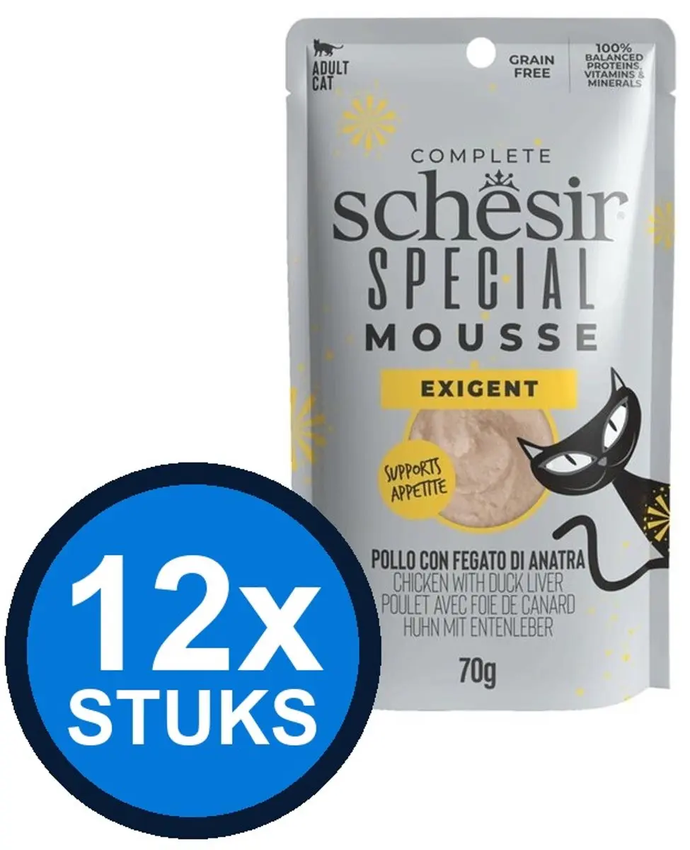 12x Schesir Special Exigent Mousse