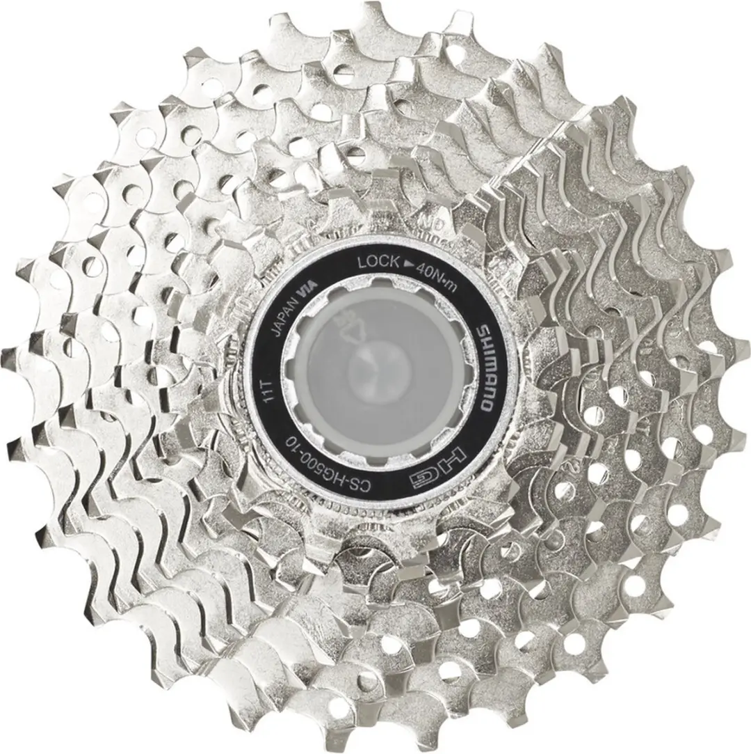 Shimano CS-HG500 10-Speed Cassette 11-25T - Zilver/Chroom - afbeelding 5 van 6