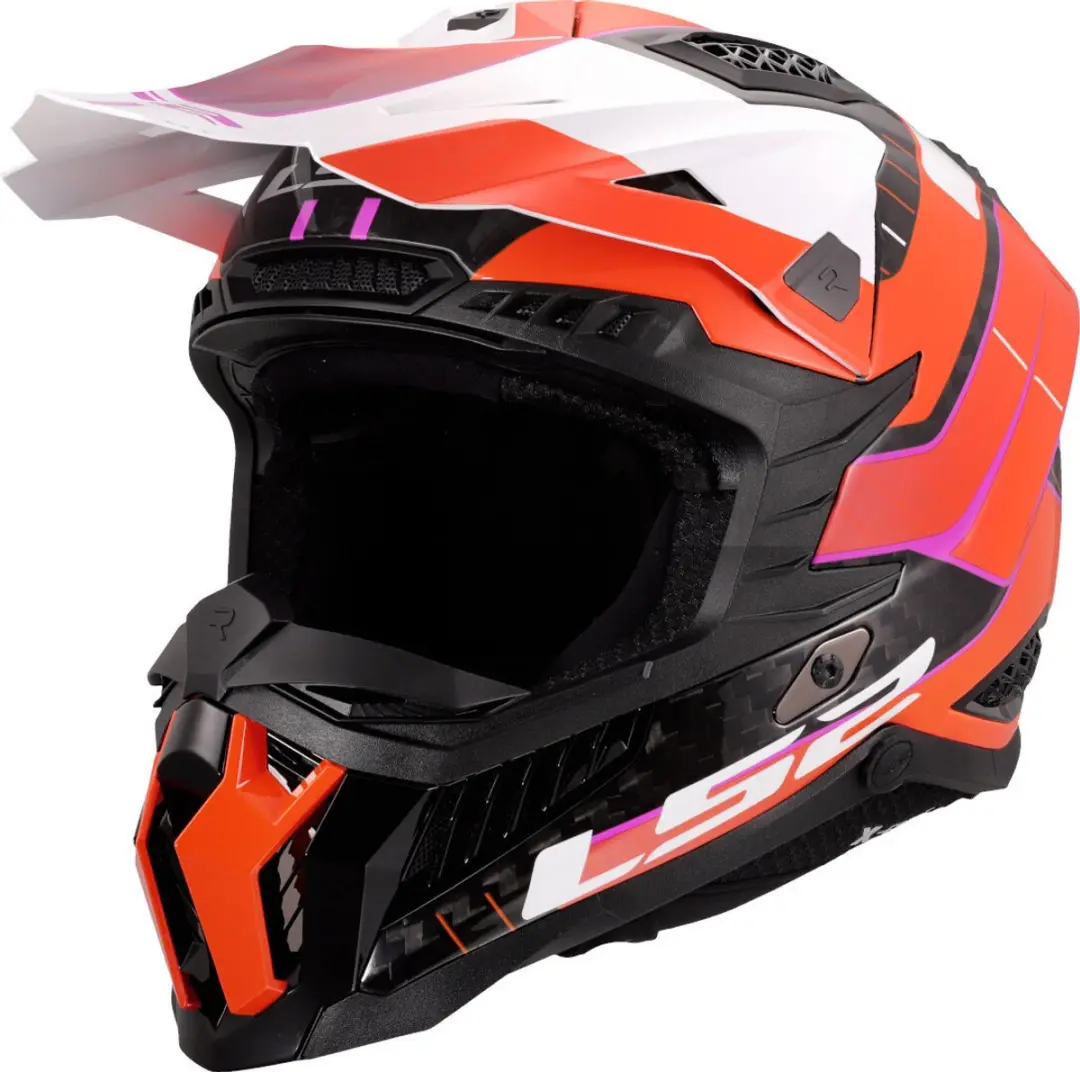 LS2 MX703 X-Force Galuo Oranje 06 Crosshelm