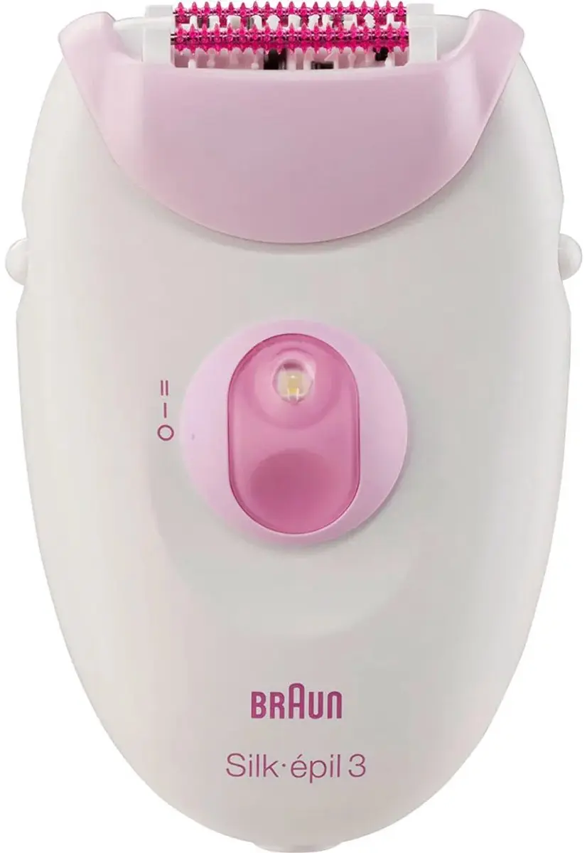 Braun Silk-epil 3-000 Epilator - Roze/Wit - afbeelding 6 van 6