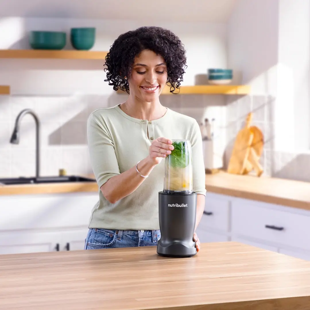 NutriBullet Turbo Blender 1000W - 6-delige Set 1,5L - Grijs - afbeelding 6 van 6