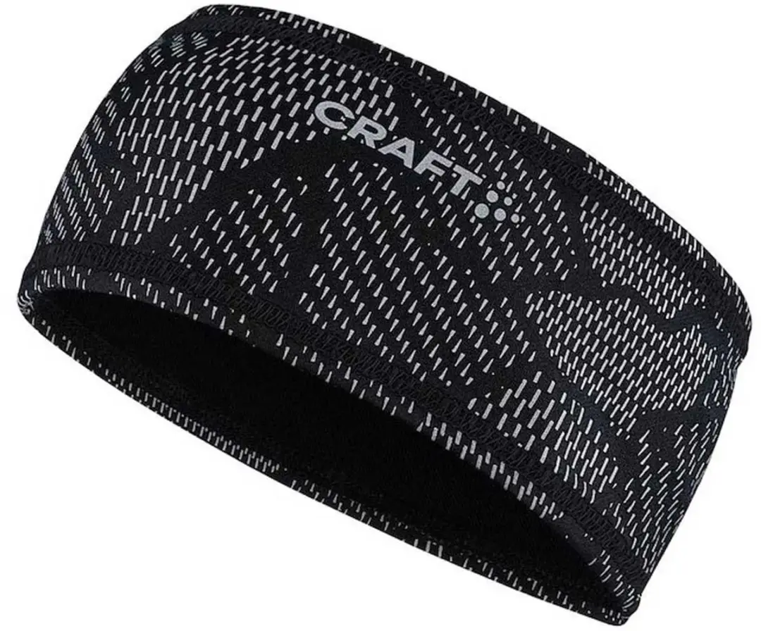 Craft CORE Essence Lumen Headband 1912486 - Zwart - L/XL