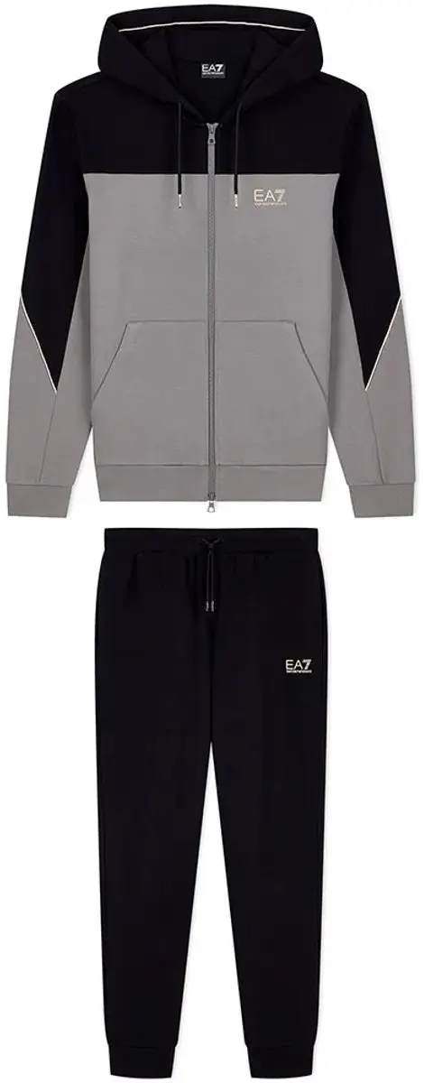 Ea7 Emporio Armani 7m002411_af10377 Trainingspak Zwart,Grijs XL Man
