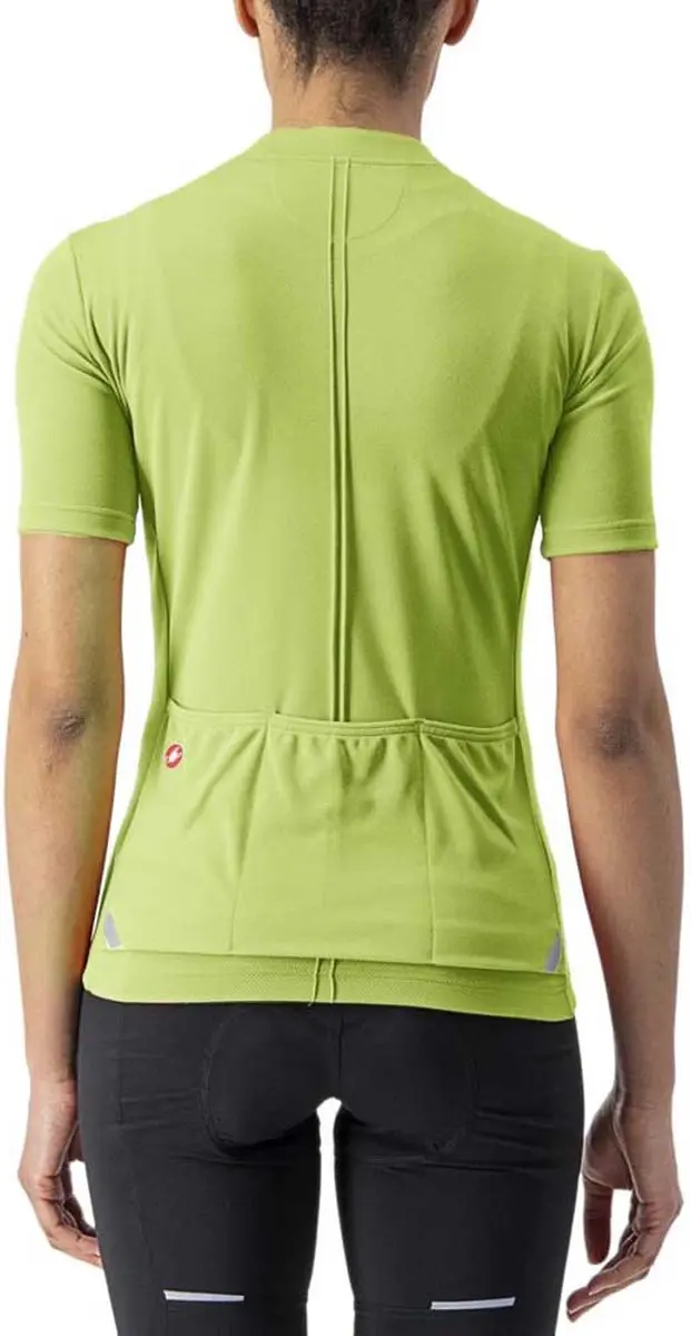 Castelli Anima 4 Wielertrui Dames Helder Lime XS - afbeelding 2 van 4