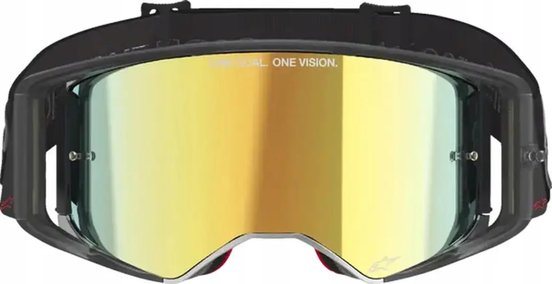 Alpinestars Supertech Vision Vista Crossbril - Zwart Geel - afbeelding 3 van 3