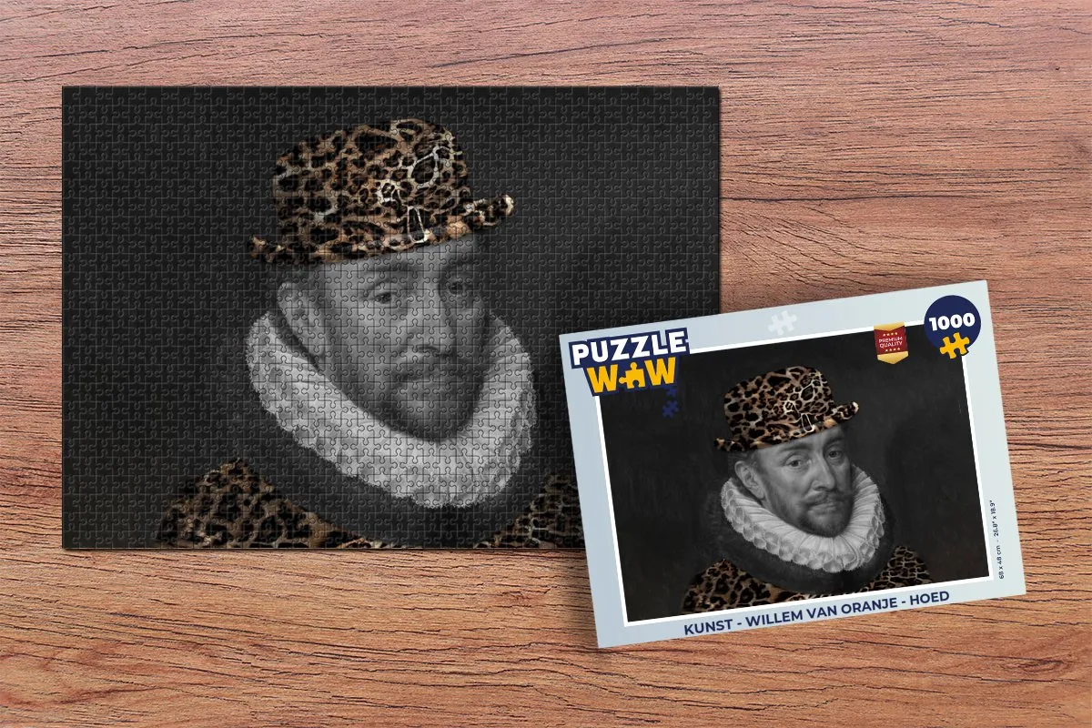 PuzzleWow Willem van Oranje Legpuzzel 1000 Stuks - Multicolor