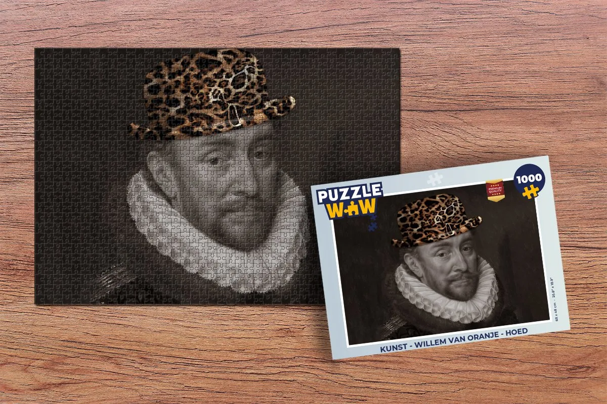PuzzleWow Willem van Oranje Legpuzzel 1000 Stuks - Multicolor