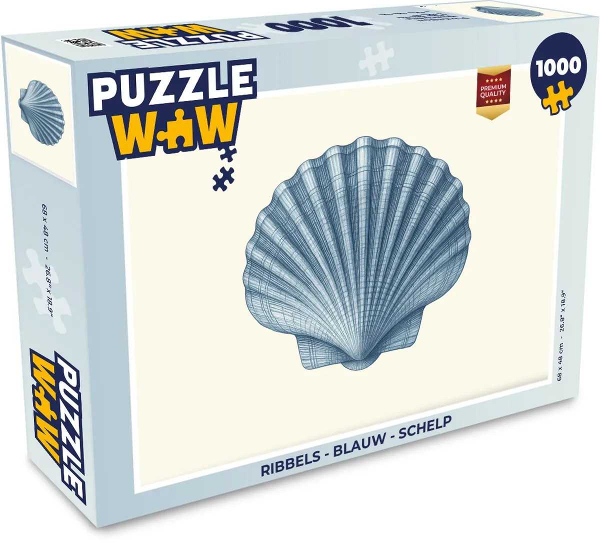 PuzzleWow Ribbels Legpuzzel 1000 Stuks