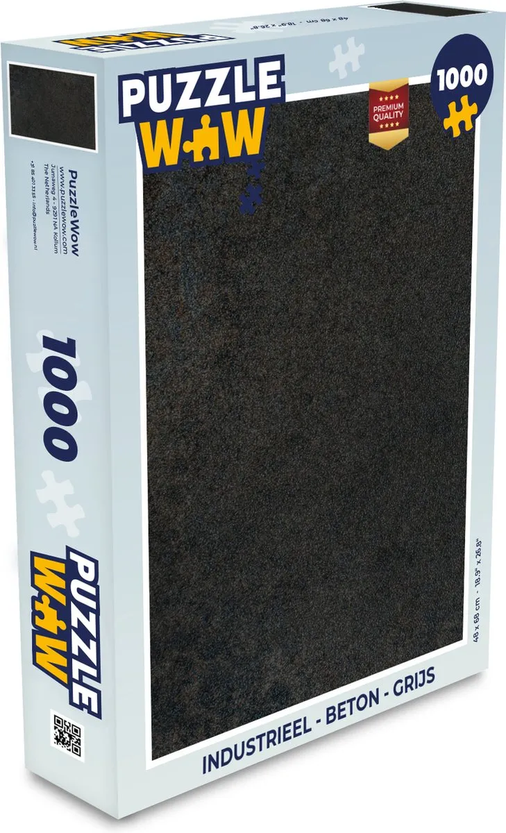 PuzzleWow Industrieel Betonprint Legpuzzel 1000 Stuks