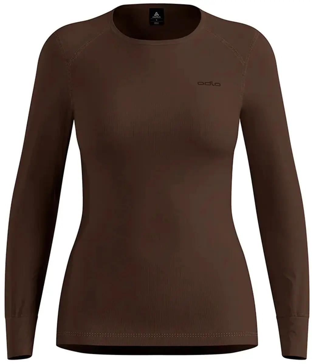 Odlo Active Warm Lange Mouwen Basislaag Bruin M Vrouw