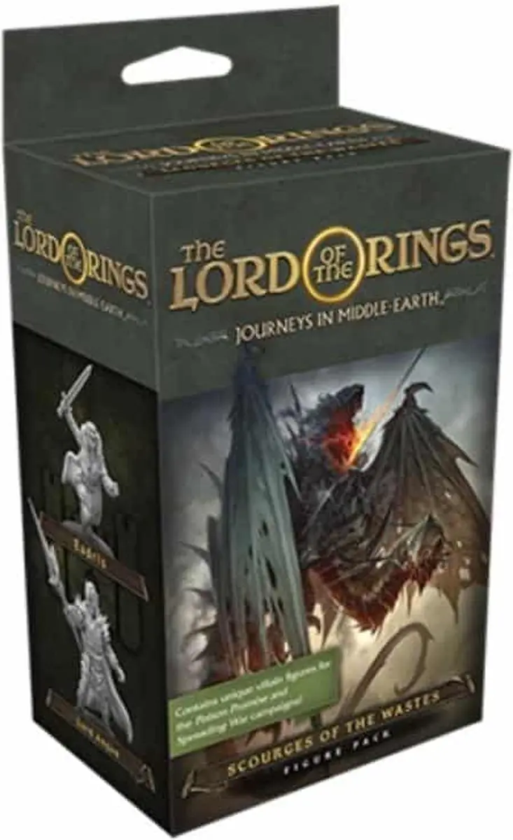 Fantasy Flight Games Lord of the Rings Journeys in Middle Earth Scourges of the Wast Uitbreiding