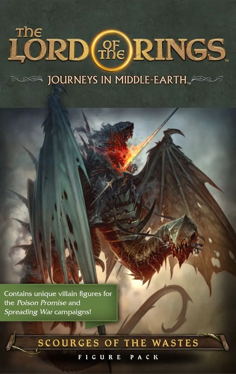 Fantasy Flight Games Lord of the Rings Journeys in Middle Earth Scourges of the