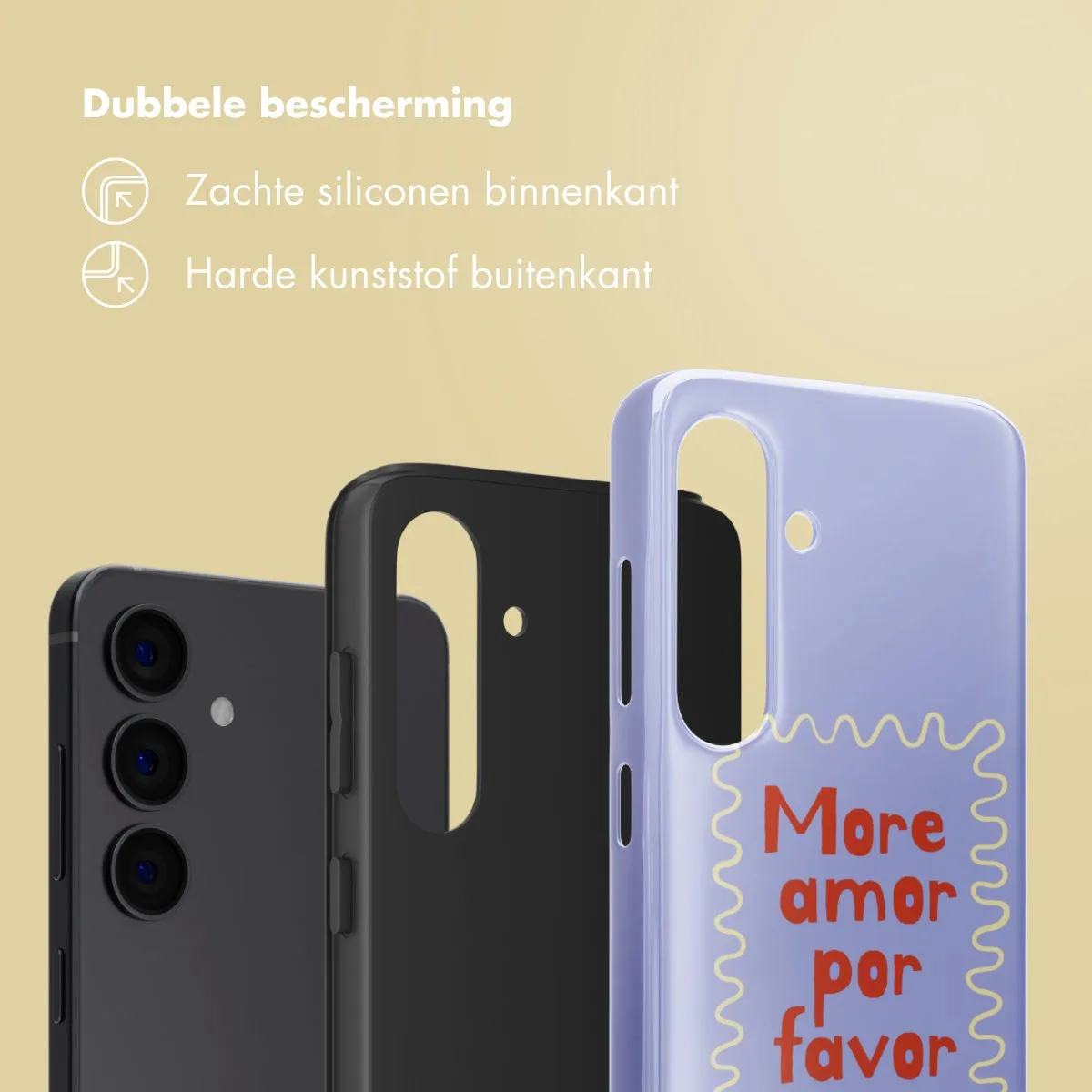 Selencia Hoesje Samsung Galaxy S24 More Amor