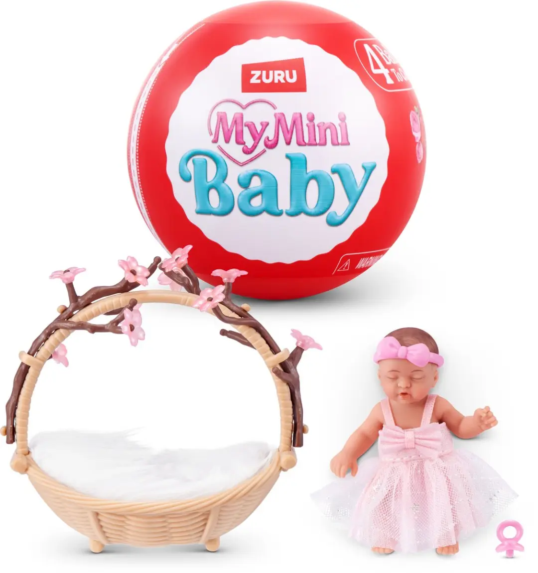 ZURU My Mini Baby Sweet Hearts Series 1 - Rood - afbeelding 3 van 6