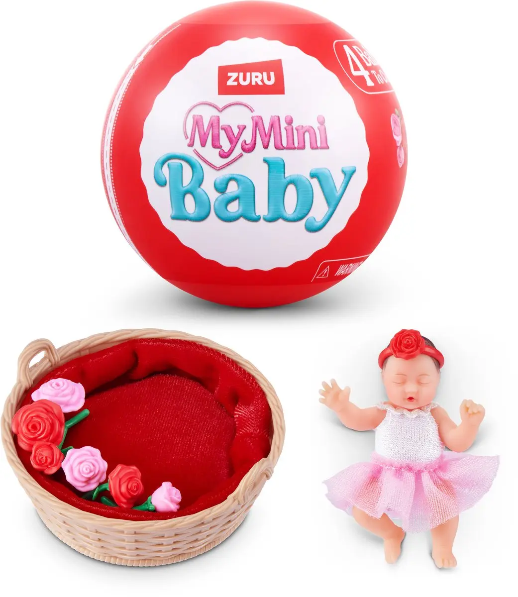 ZURU My Mini Baby Sweet Hearts Series 1 - Rood - afbeelding 6 van 6