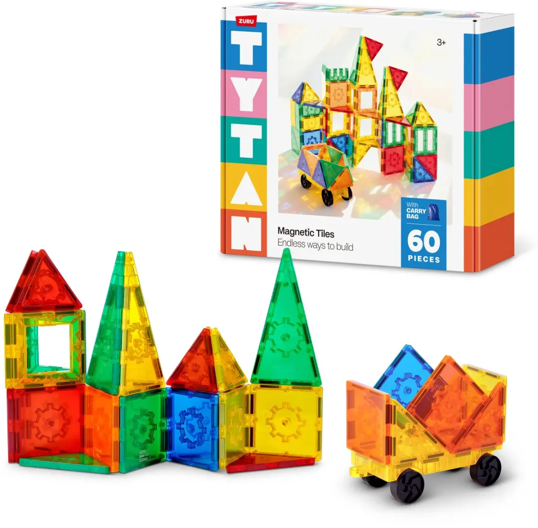 van der Meulen magnetische bouwtegels 60 stuks speelset constructie.