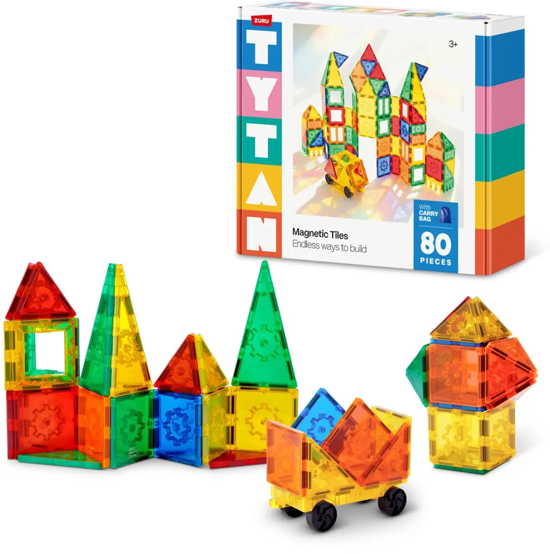 van der Meulen magnetische bouwset Tytan tegels 80 stuks speelgoed.