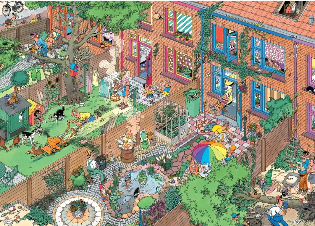 Jumbo Neighbours Jan van Haasteren Puzzel 1000 Stuks