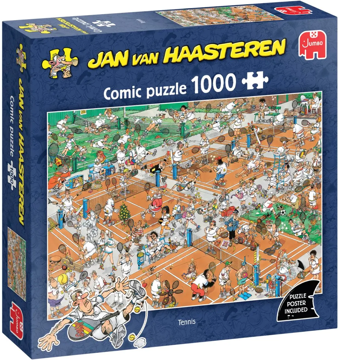 Jumbo Tennis Jan van Haasteren Puzzel 1000 Stuks