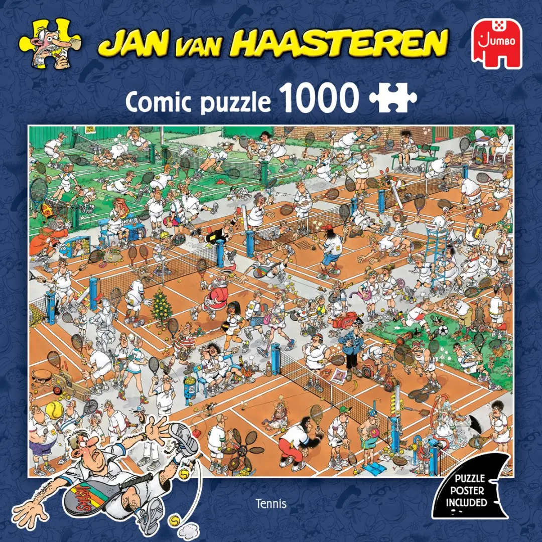 Jumbo Tennis Jan van Haasteren Puzzel 1000 Stuks