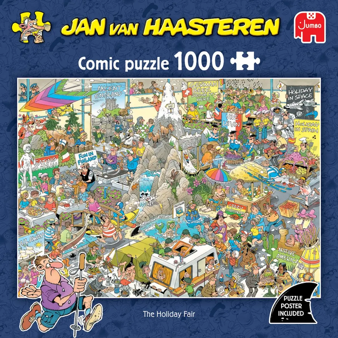 Jumbo The Holiday Fair Jan van Haasteren Puzzel 1000 Stuks - Multicolor