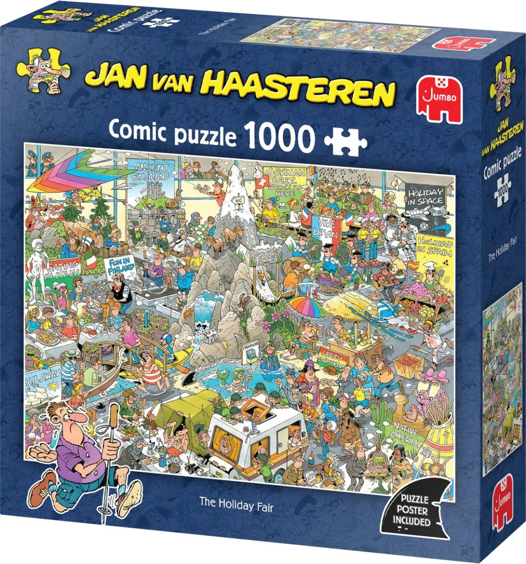 Jumbo The Holiday Fair Jan van Haasteren Puzzel 1000 Stuks - Multicolor