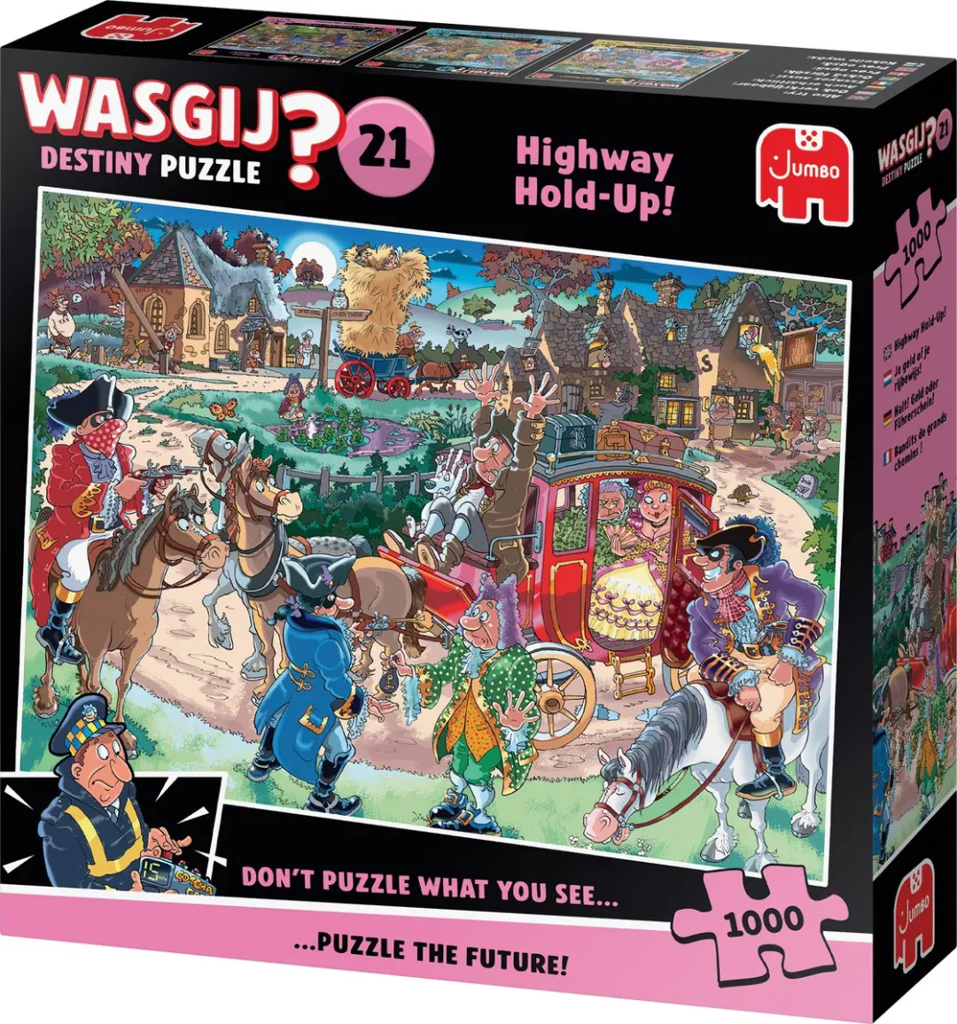 Jumbo Wasgij Destiny 21 Highway Hold-Up! Puzzel 1000 Stukjes