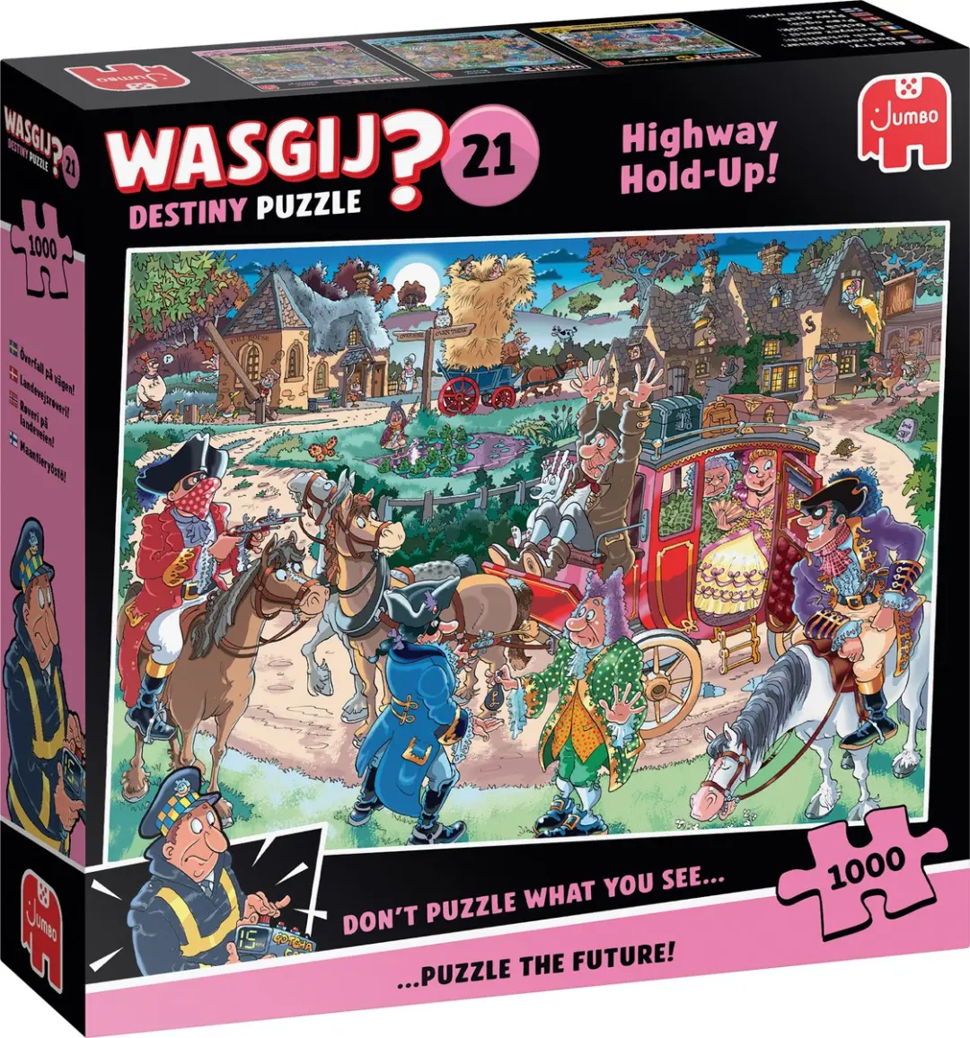 Jumbo Wasgij Destiny 21 Highway Hold-Up! Puzzel 1000 Stukjes