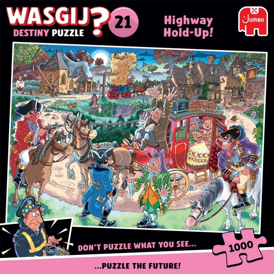 Jumbo Wasgij Destiny 21 Highway Hold-Up! Puzzel 1000 Stukjes