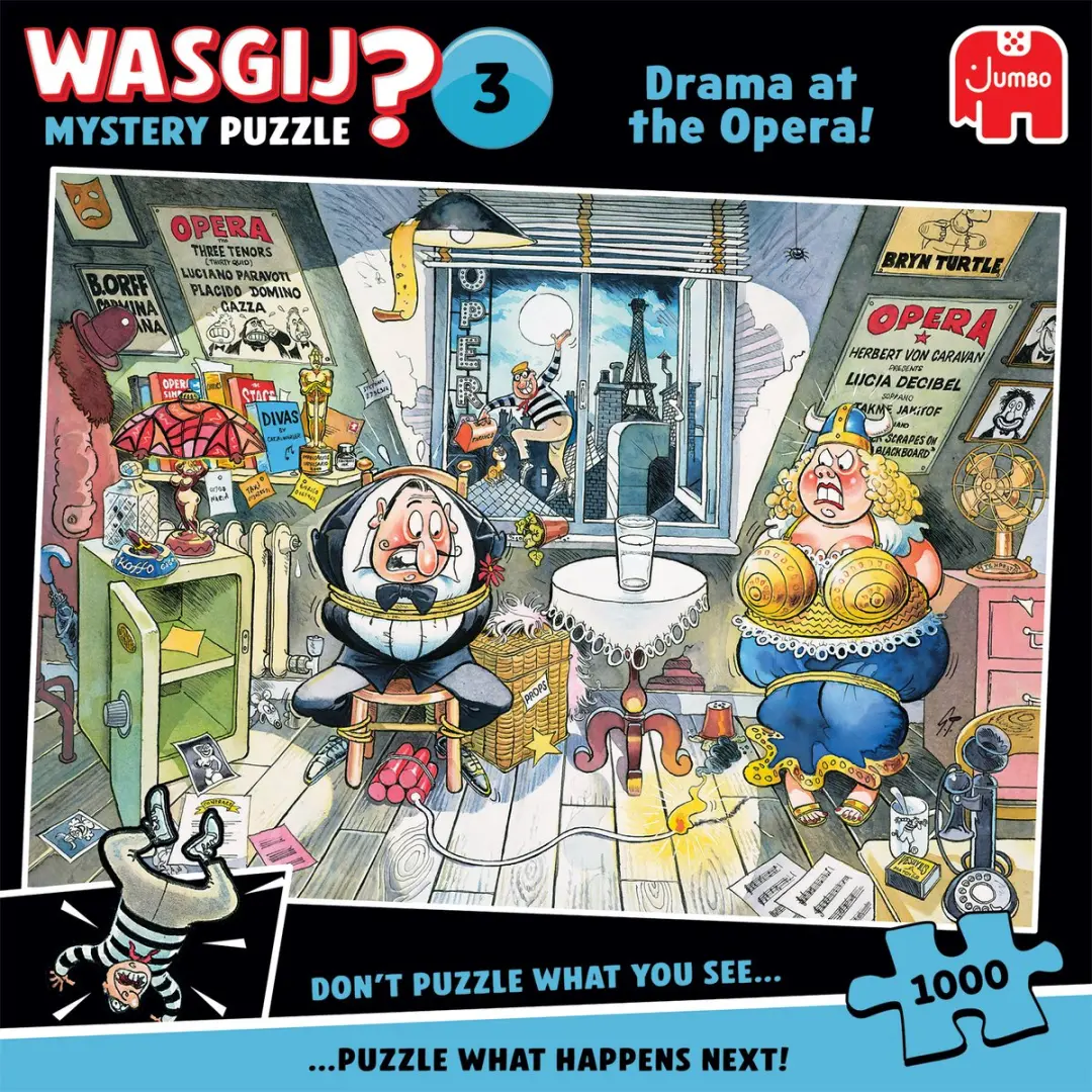 Jumbo Wasgij Mystery 3 Drama at the Opera! Puzzel - 1000 Stukjes