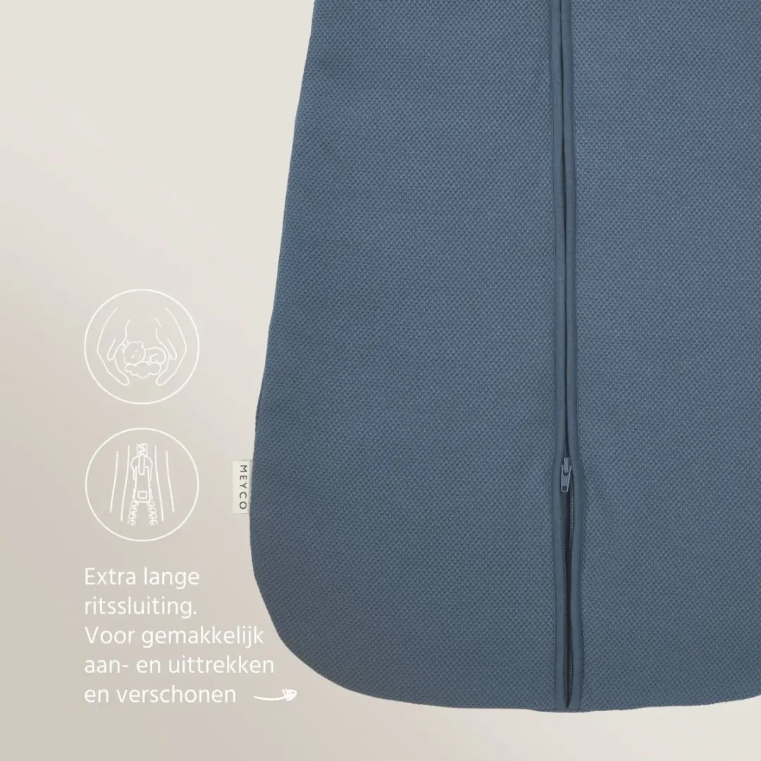 Meyco Studio Collection Classic Slaapzak - 2.5 TOG - Indigo - afbeelding 4 van 6
