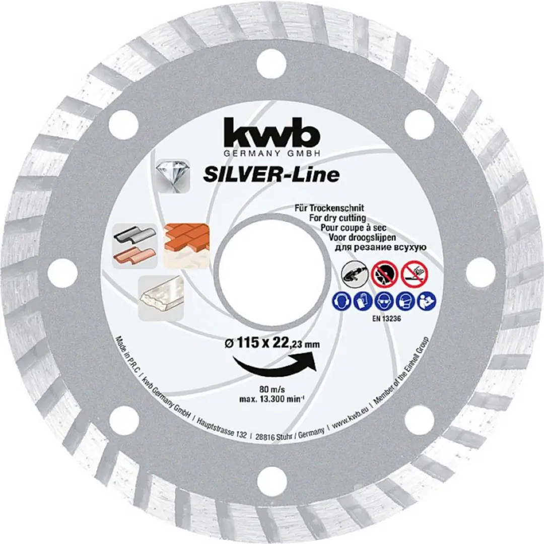 KWB 797170 Diamanten Doorslijpschijf 115mm
