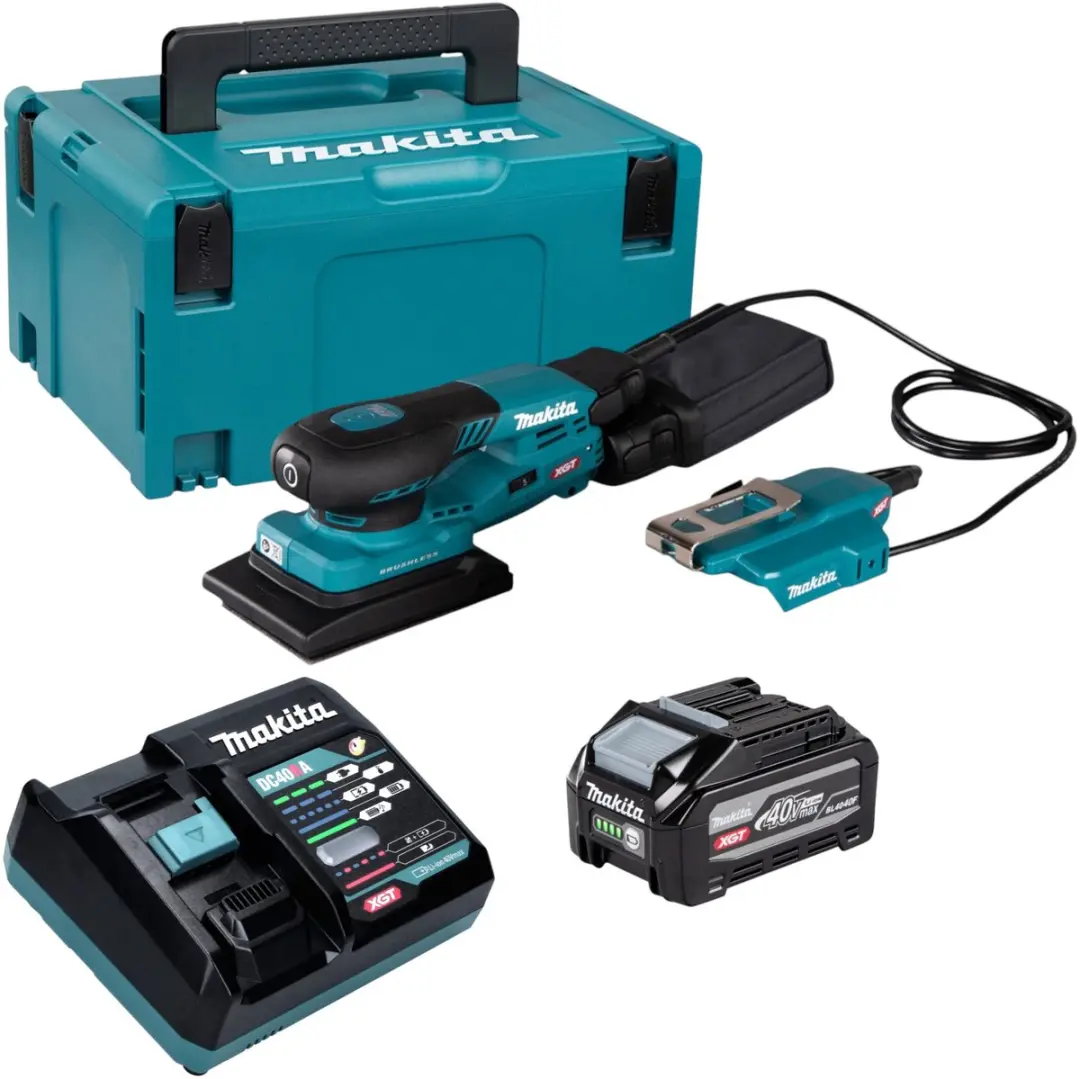 Makita BO 005 CGU101 accu-excentrische schuurmachine 40 V max. 80 x 130 mm 3,0 m