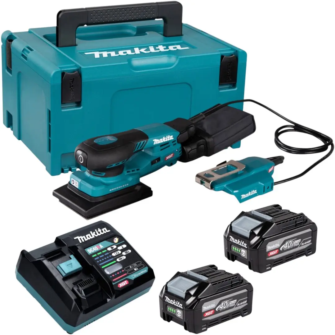 Makita BO 005 CGU201 accu-excentrische schuurmachine 40 V max. 80 x 130 mm 3,0 m