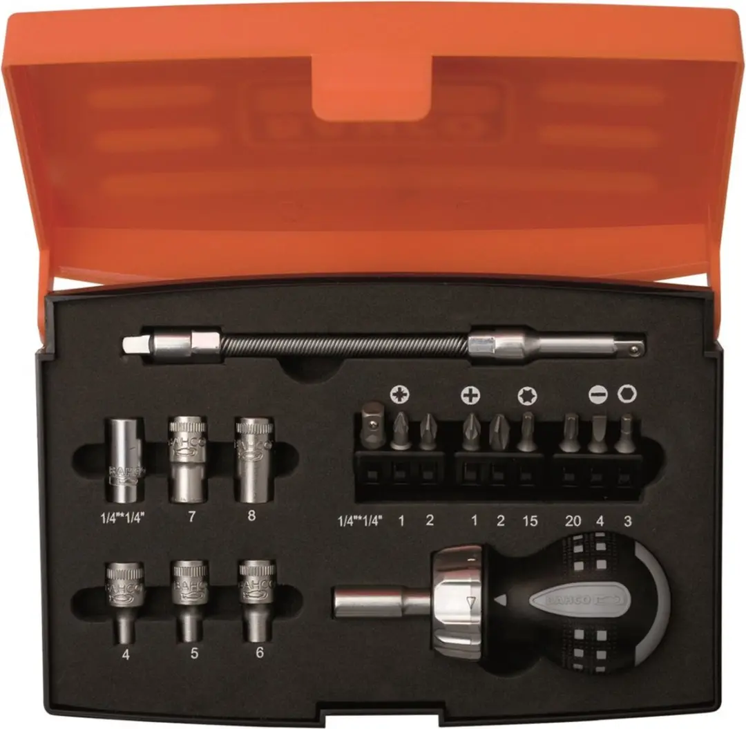 Bahco 808050S-22 Ratelschroevendraaierset 22-delig