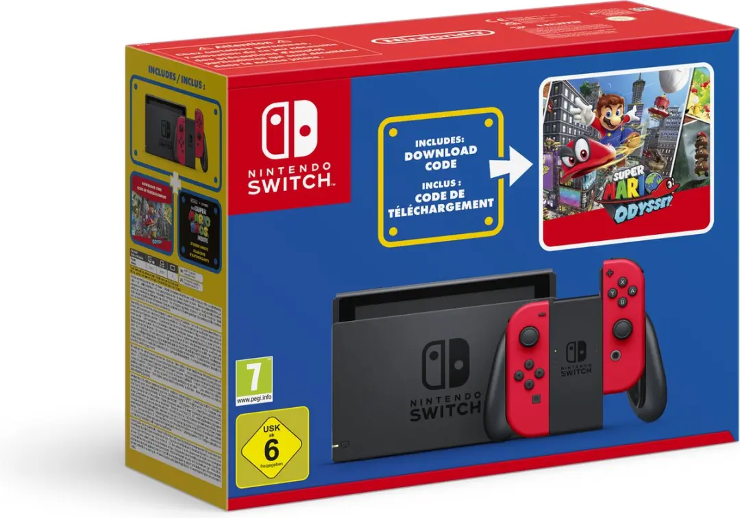 Nintendo Switch Super Mario Odyssey Bundel