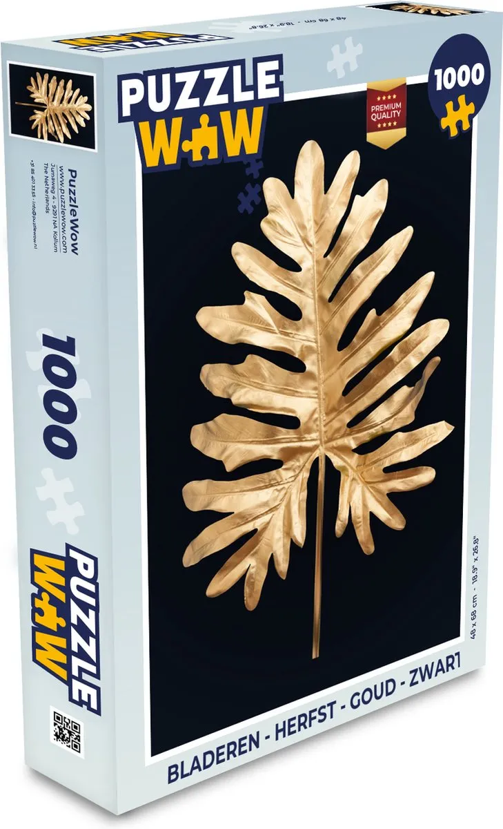 PuzzleWow Herfst Legpuzzel 1000 Stuks - Multicolor