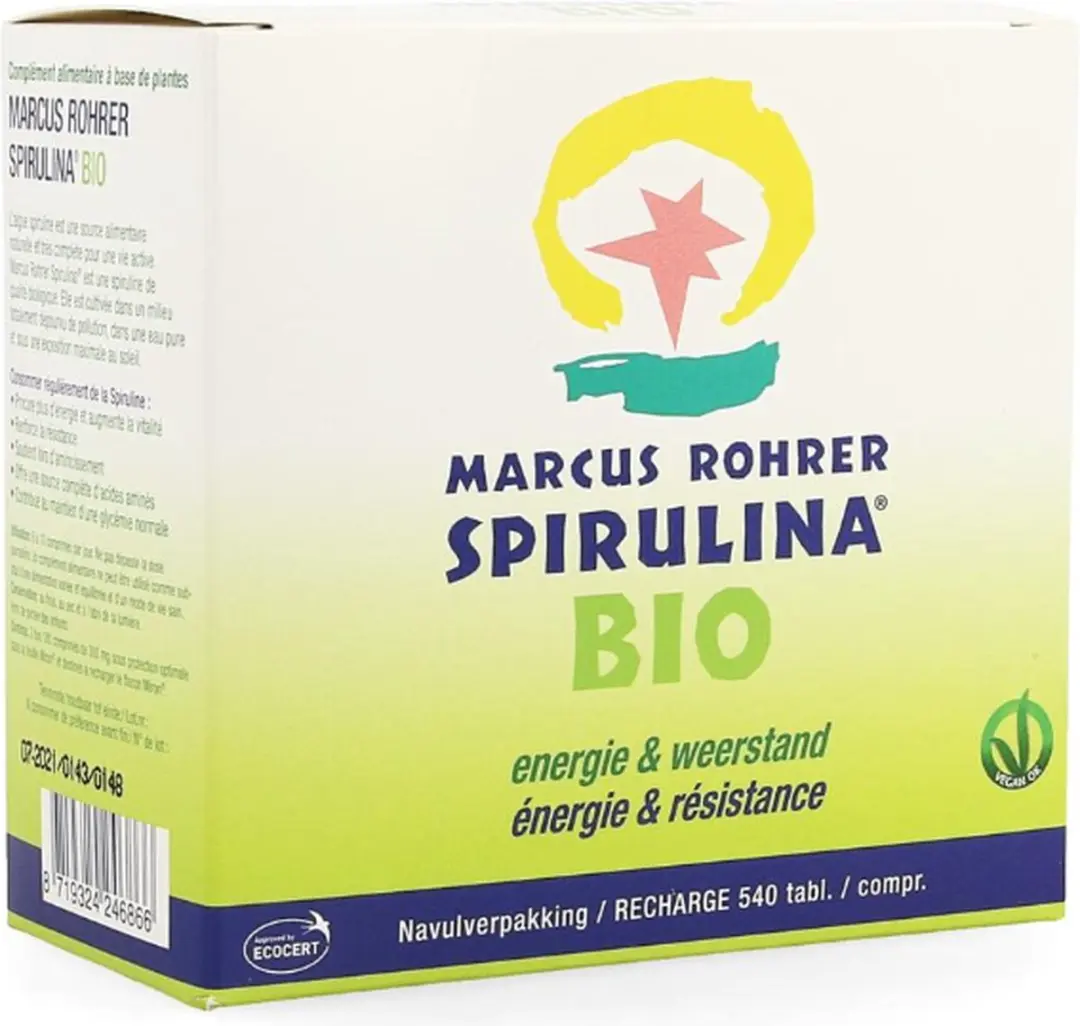 Marcus Rohrer Spirulina BIO 540 Tabl