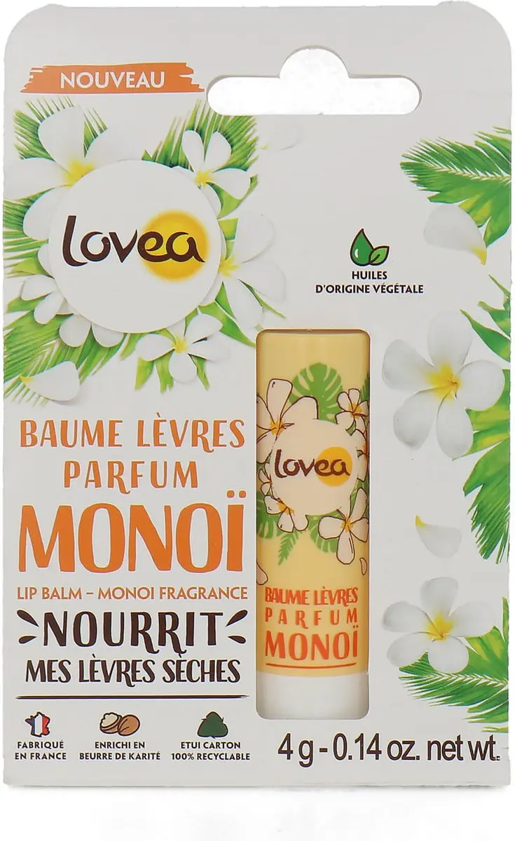 Lovea Lippenbalsem Monoï 4g