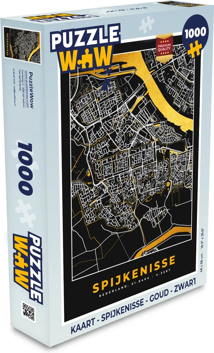 PuzzleWow Spijkenisse Legpuzzel 1000 Stuks