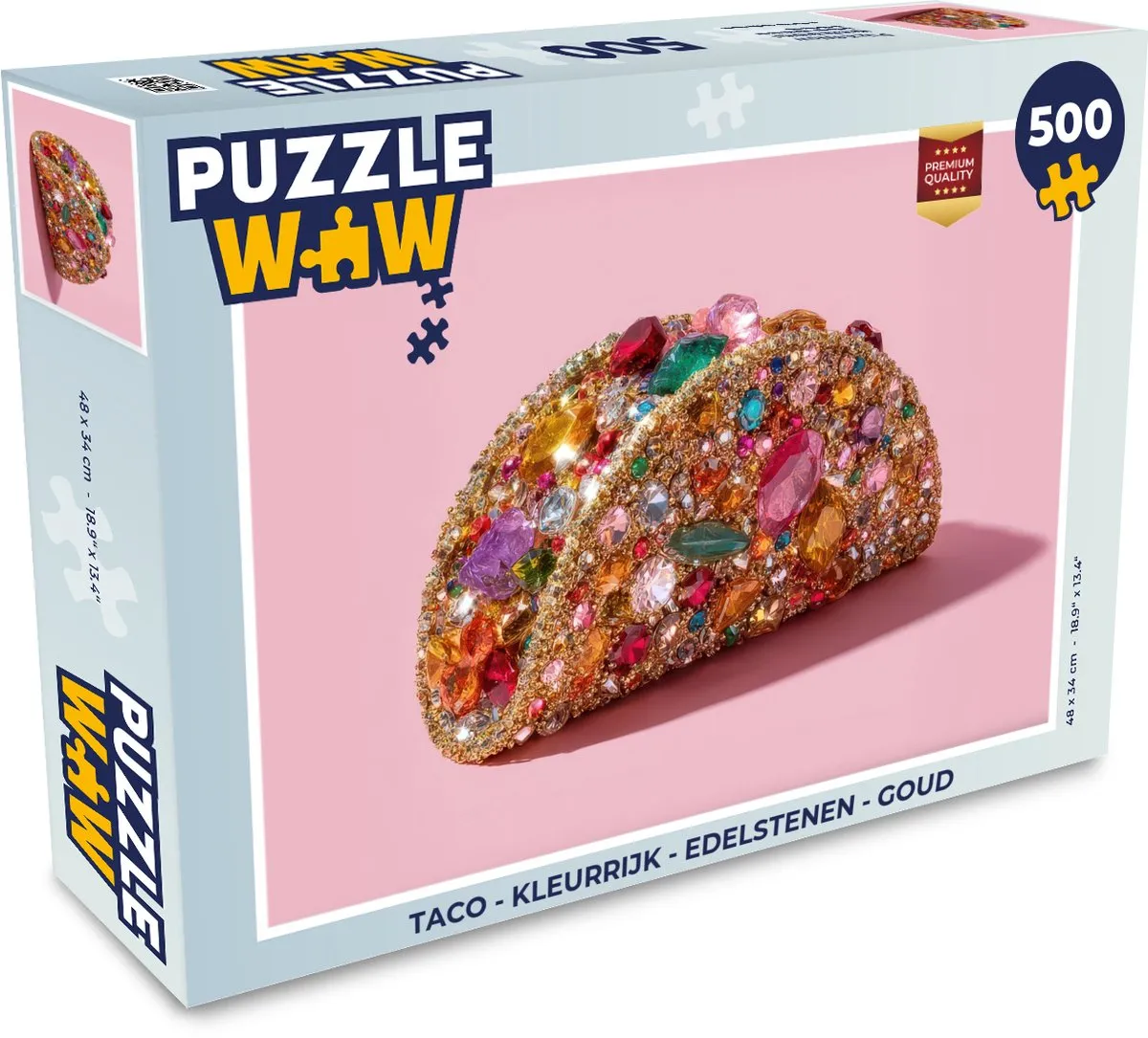 PuzzleWow Taco Legpuzzel 500 Stuks