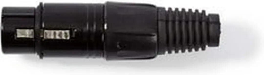 Nedis XLR Vrouwelijk Connector - 5mm - Vernikkeld - Zwart - afbeelding 5 van 6