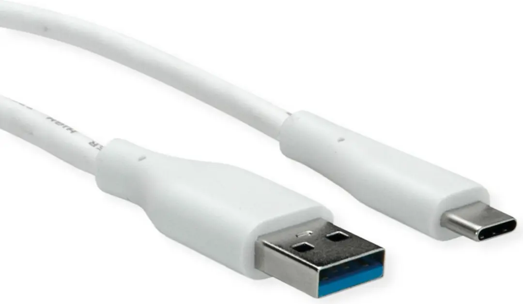Value USB 3.2 Gen 1 Kabel A-C M/M Wit 2m - afbeelding 3 van 6