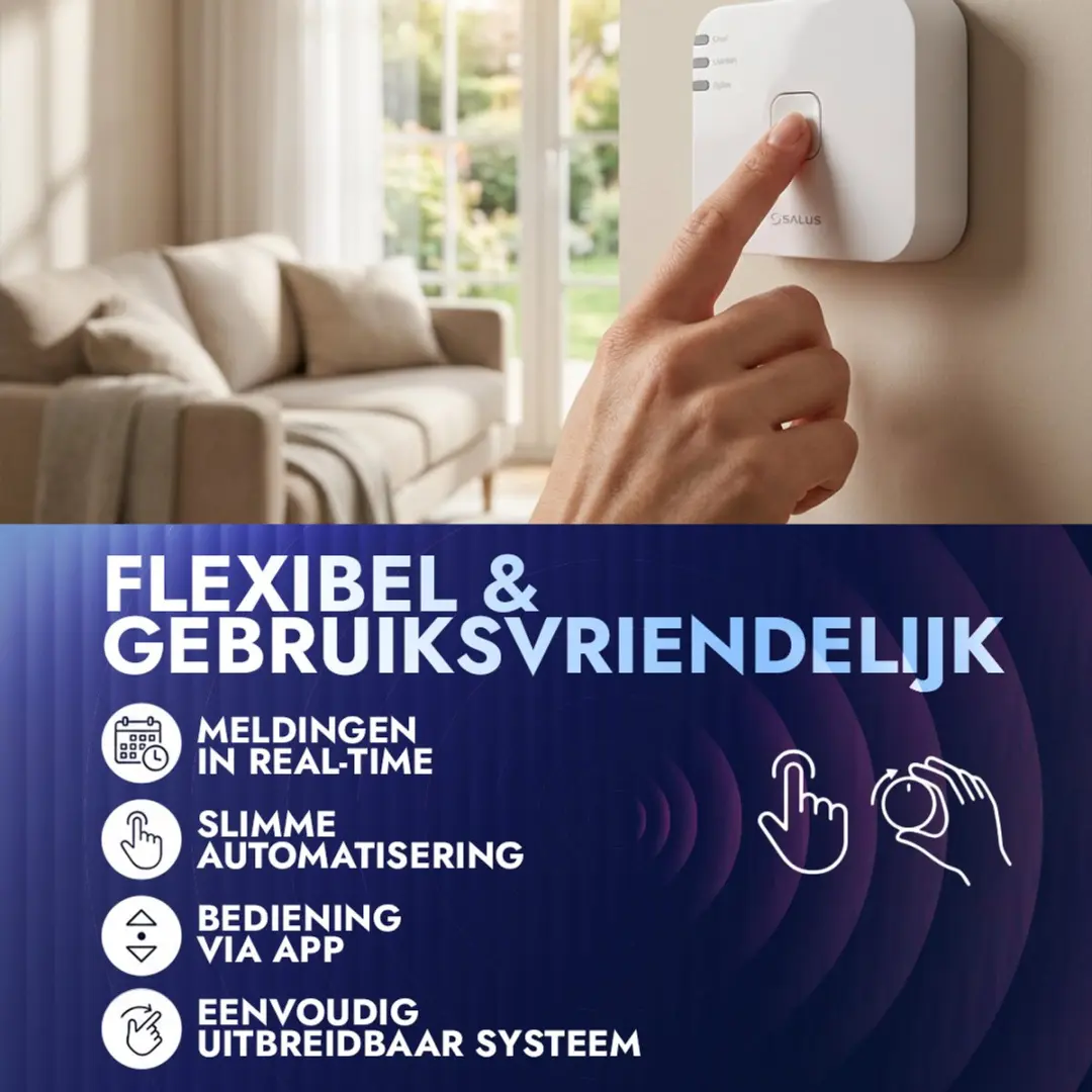 Salus UG800 Universal Gateway Smart Home Hub - Wit
