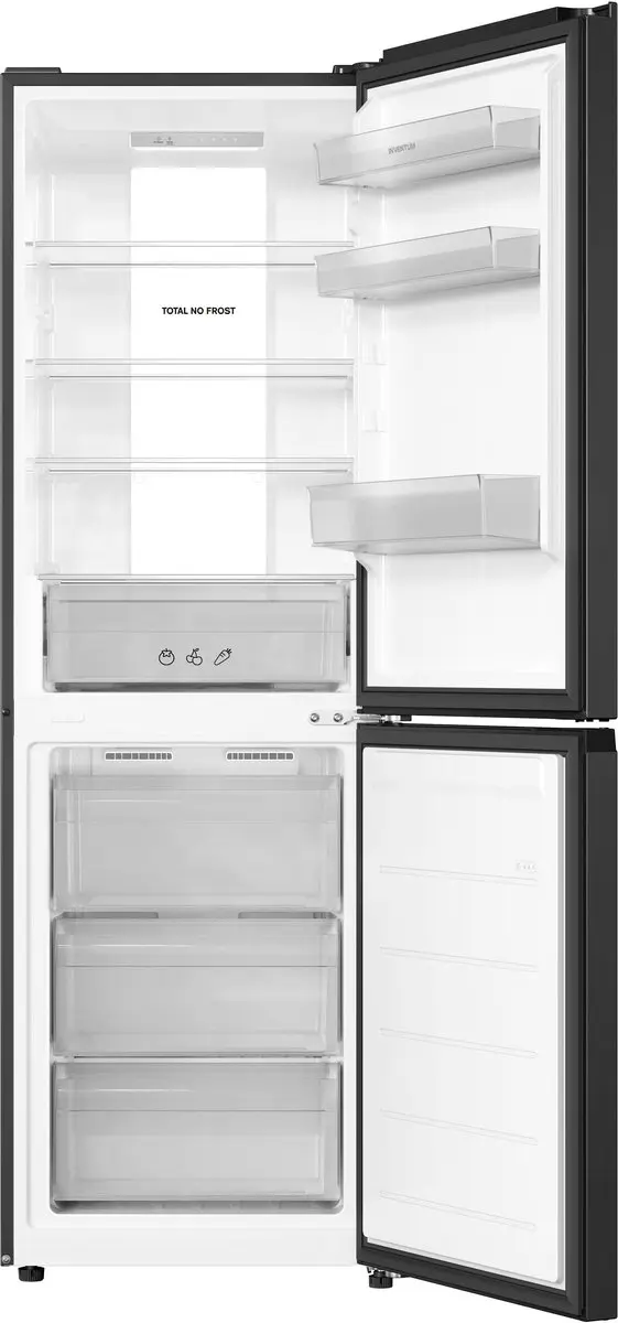 Inventum KV1841B Koel-Vriescombinatie 315L - No Frost - 35 dB - Zwart - afbeelding 3 van 6